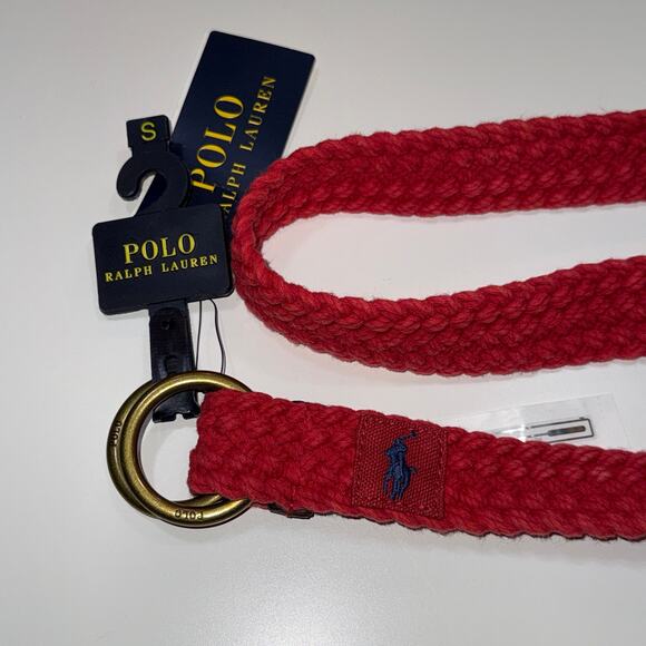 Polo Ralph Lauren Men's Braided Cotton Belt - Chili Pepper large $59 - Picture 4 of 9